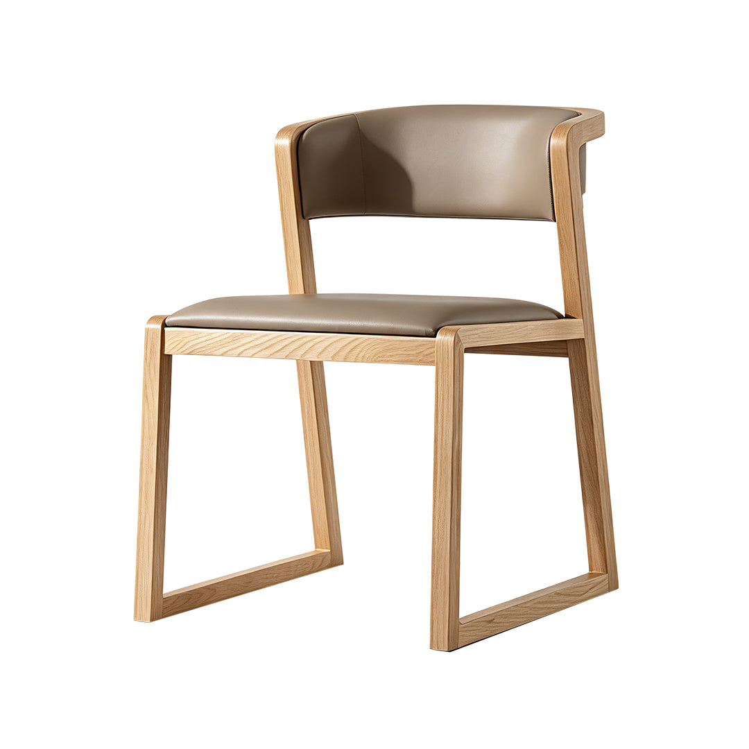 Chess I solid wood dining chair (set of two)