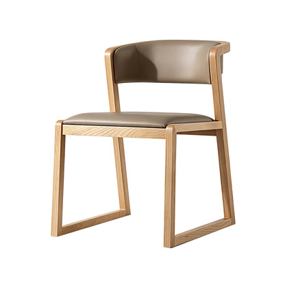 Chess I solid wood dining chair (set of two)