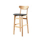 Chopin Bar Stool solid wood bar chairs (set of two)