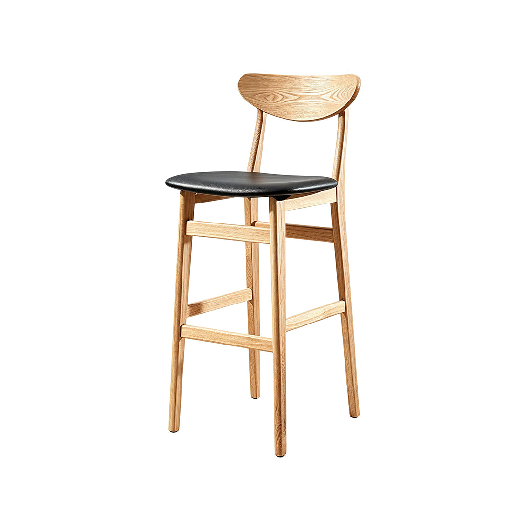 Chopin Bar Stool solid wood bar chairs (set of two)