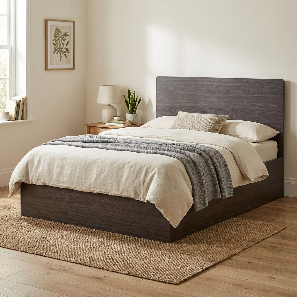 Eclipse series - wooden bed screen hydraulic bed frame 1