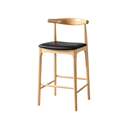 Elton Bar Stool solid wood bar chair (set of two)
