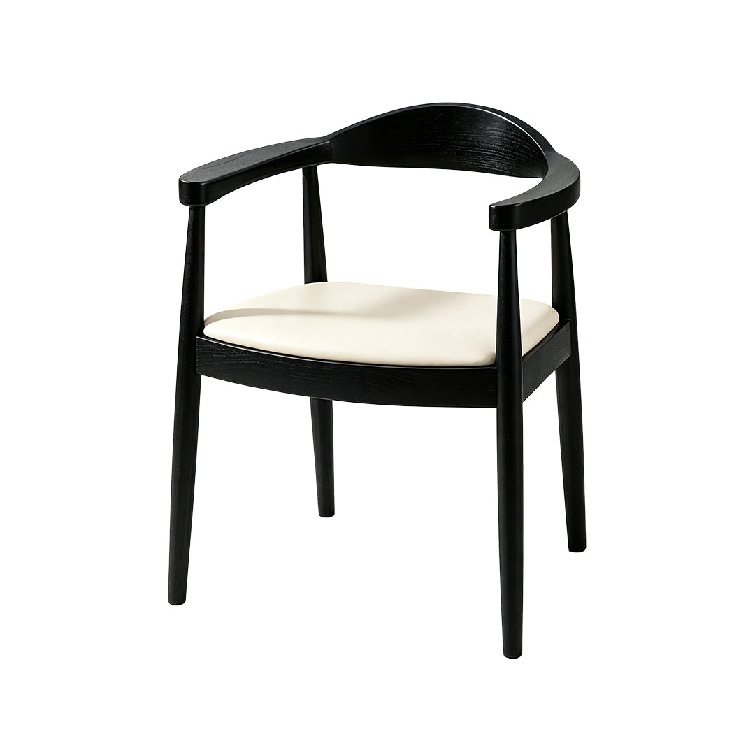 Elton II solid wood dining chair (set of two)