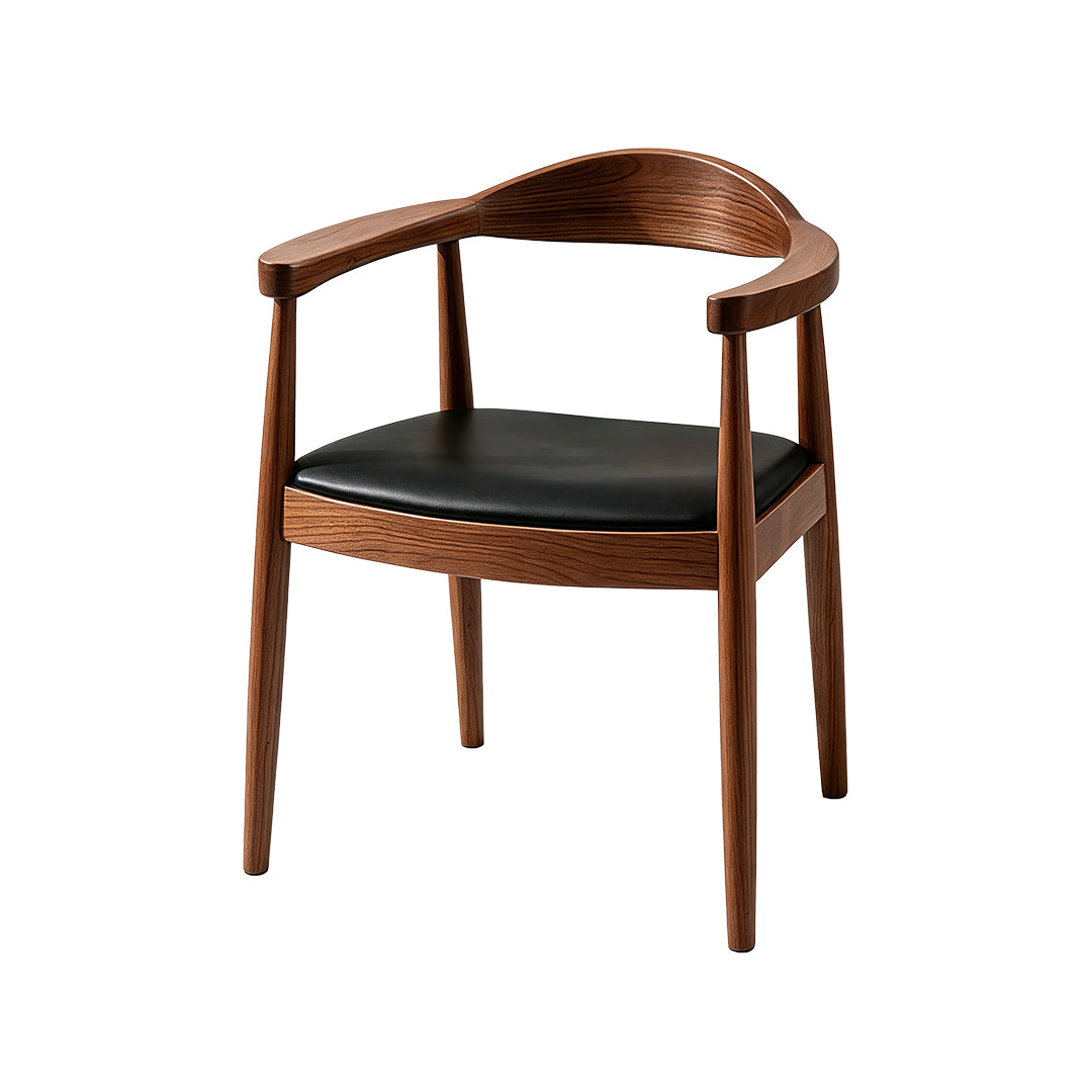 Elton II solid wood dining chair (set of two)