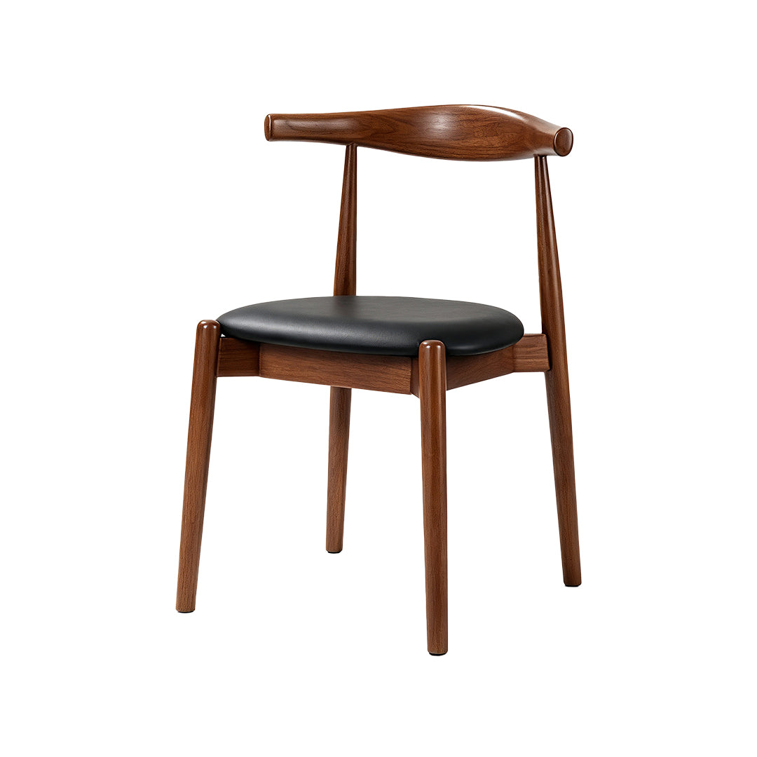 Elton SC stackable solid wood dining chairs (set of two/four)