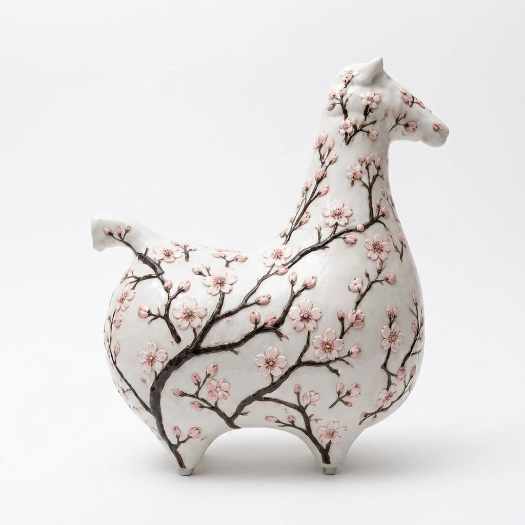 Evohippus Ceramic Floral