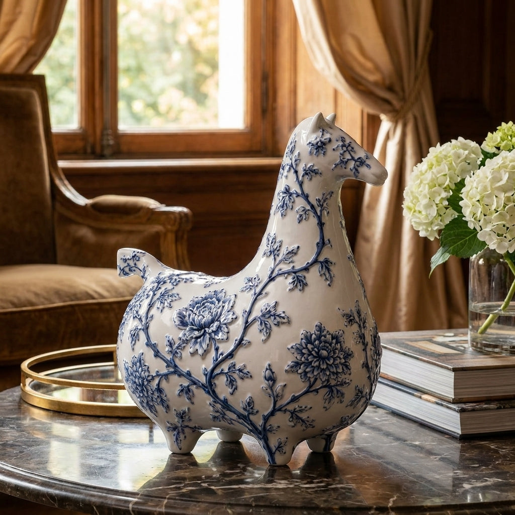 Evohippus Ceramic Floral 1