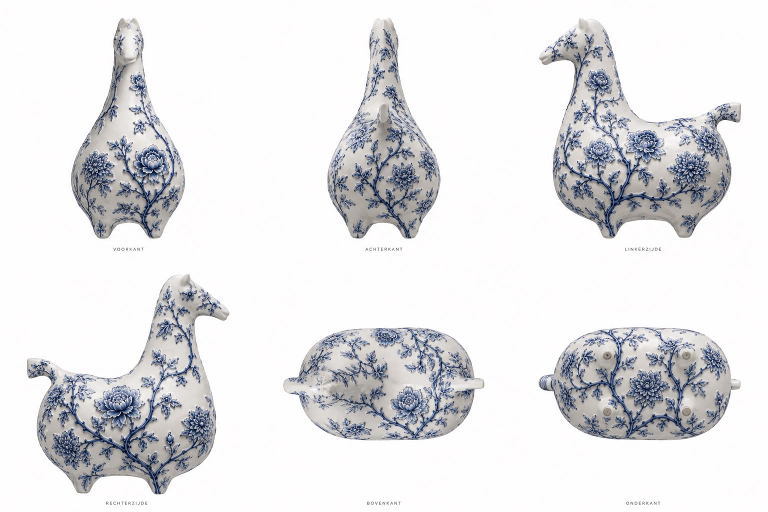Evohippus Ceramic Floral 4