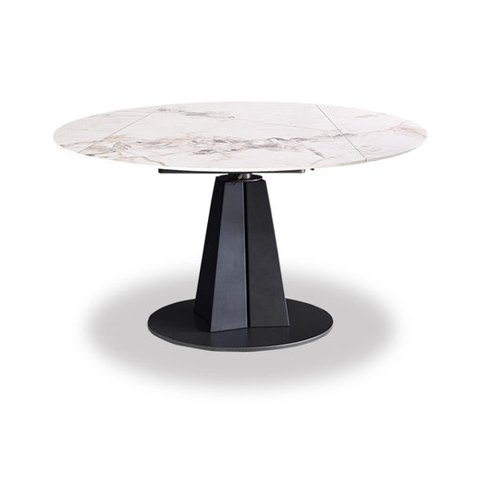 Forster slate retractable dining table