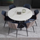 Forster slate retractable dining table