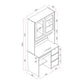 Eclipse Series - Desk and Bookcase Combination (Type B)