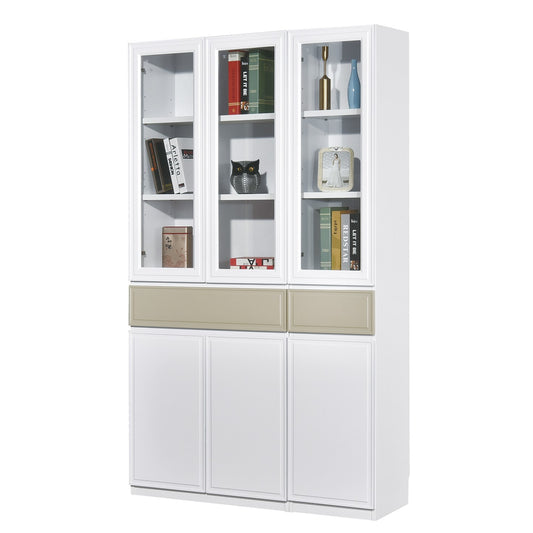 Harmony Series - Three-door combination bookcase