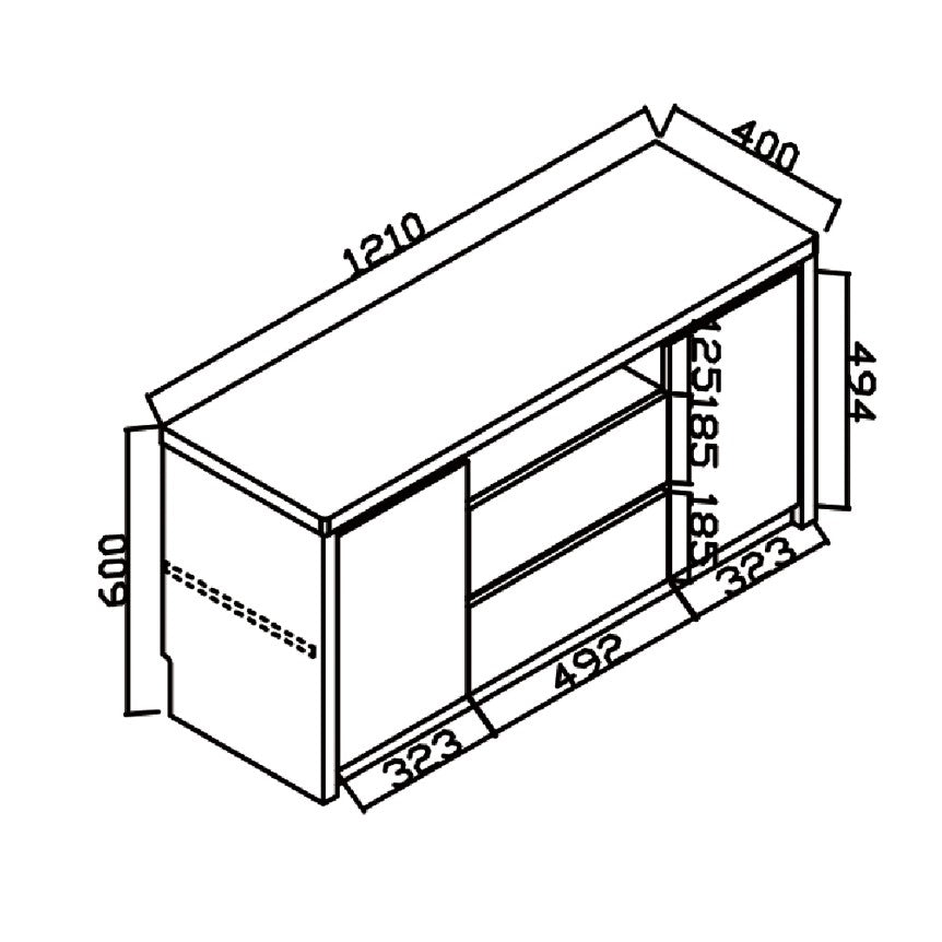 Breeze Series-1.21m TV Cabinet