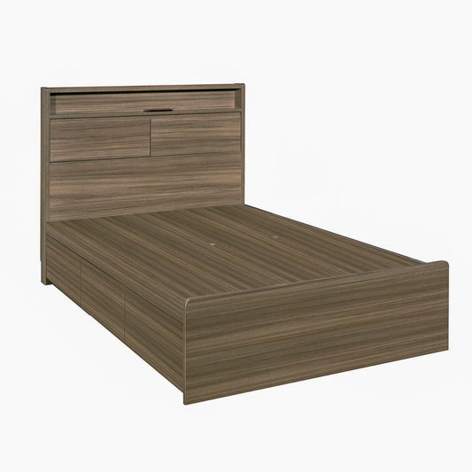 Breeze Series - Storage Wooden Bed Screen Bed Frame