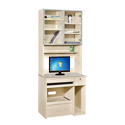 Woodstock Series-Book Desk and Bookcase Combination (Type A)