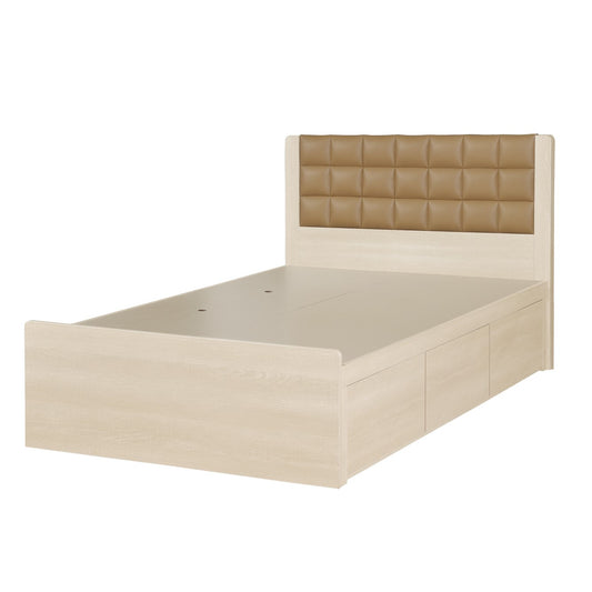 Woodstock Series - Upholstered Wooden Bed Screen Bed Frame (Type A)