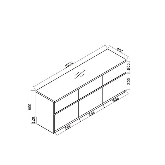Woodland系列 - 1.53米電視櫃