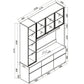 Breeze Series - 1.53m TV combination cabinet