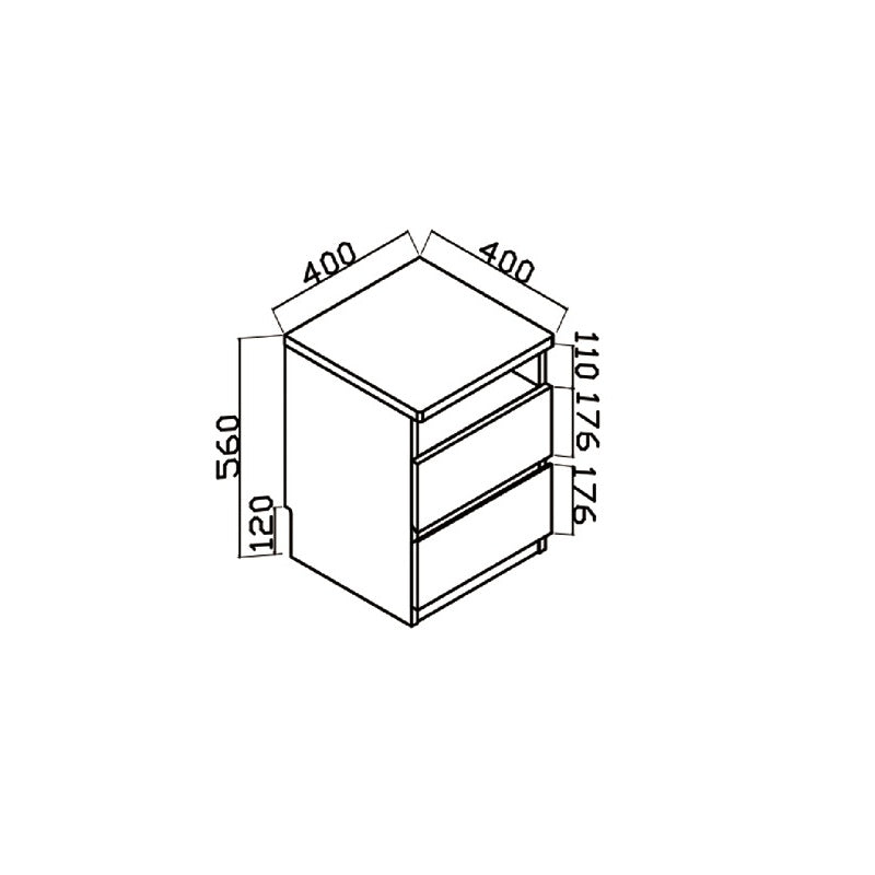 Woodland系列 - 40cm床頭櫃