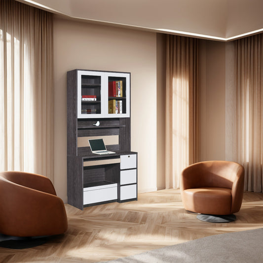 Eclipse Series - Desk and Bookcase Combination (Type C)