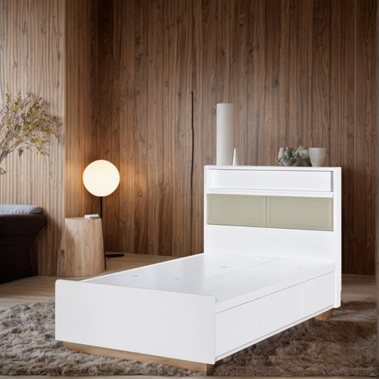 Harmony Series-Storage Wooden Bed Screen Bed Frame