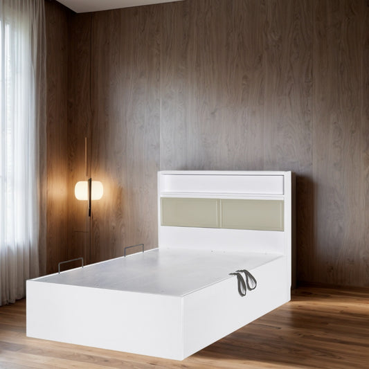 Harmony Series - Storage Wooden Bed Screen Hydraulic Bed Frame