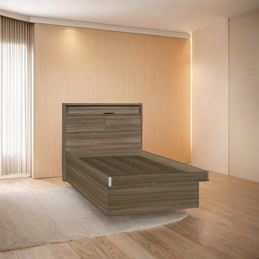 Breeze Series - Storage Wooden Bed Screen Hydraulic Bed Frame