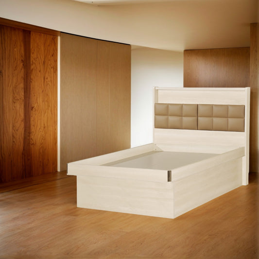 Woodstock Series - Upholstered Wooden Screen Hydraulic Bed (Type B)