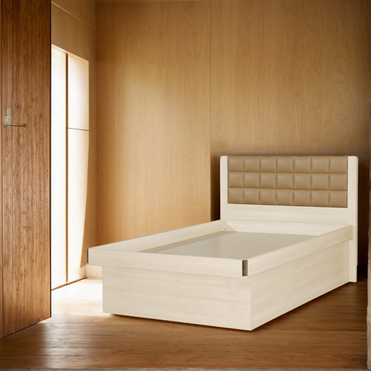Woodstock Series - Upholstered Wooden Screen Hydraulic Bed (Type A)