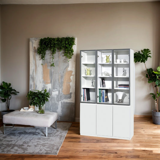 Ivory Series - 1.2m modular bookcase