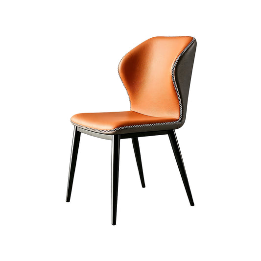 Hector carbon steel dining chairs (set of two)