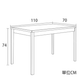 Lori Malaysia Solid Wood Dining Table (1.1m) – Ready Stock