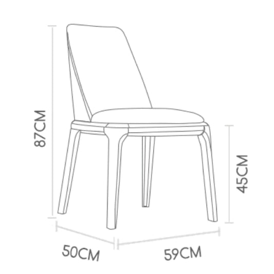Manhattan I solid wood dining chair - ready stock