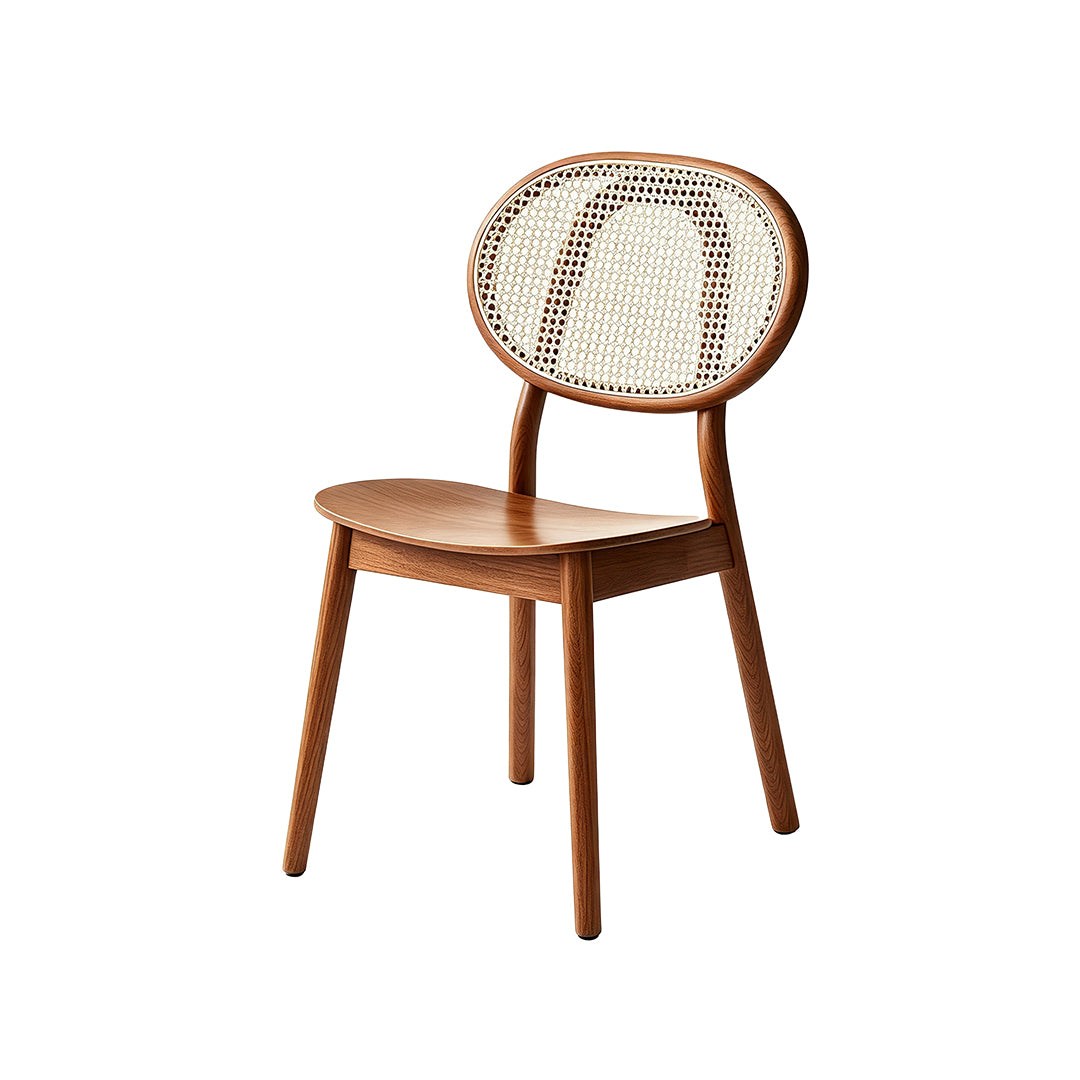 Otis Rattan rattan solid wood dining chair