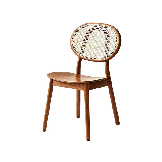 Otis Rattan rattan solid wood dining chair