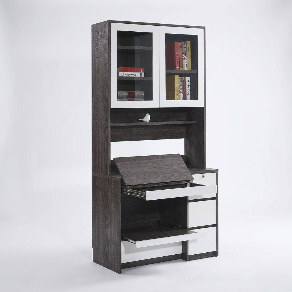 Eclipse Series - Desk and Bookcase Combination (Type C)