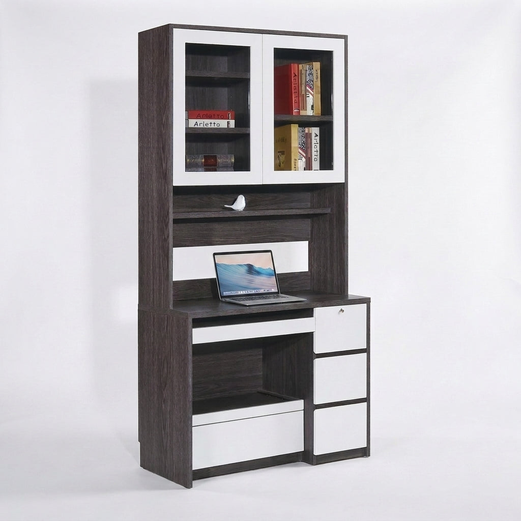 Eclipse Series - Desk and Bookcase Combination (Type C)