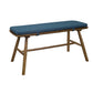 Randall solid wood bench with cushion (95cm) - in stock