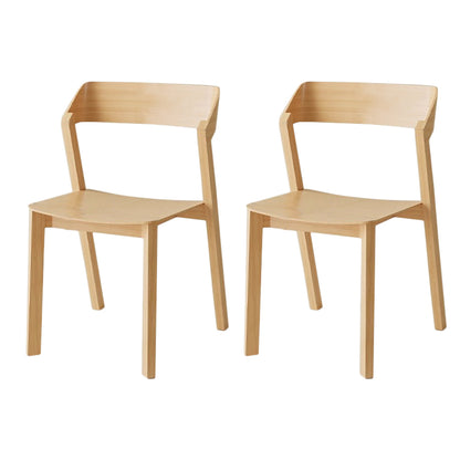 Fandango 實木可疊椅子 (兩張套裝)