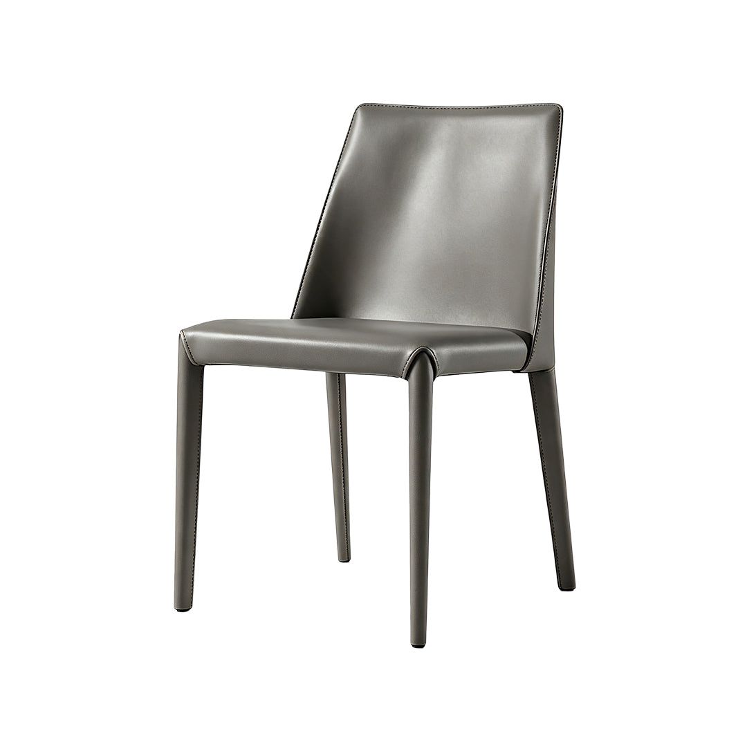 Teddy I saddle leather dining chair (set of two)