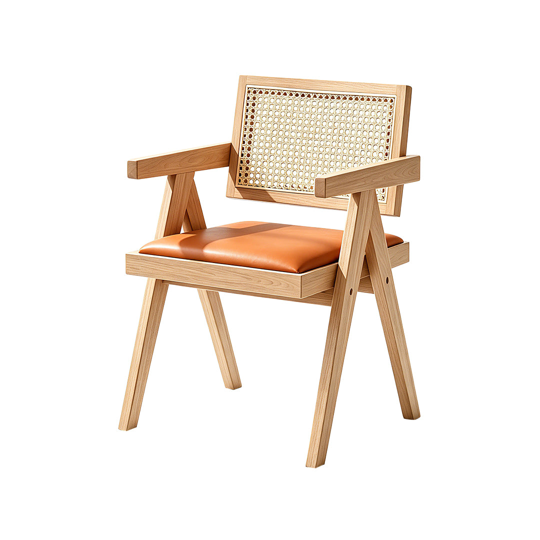 Victor Rattan rattan solid wood dining chair