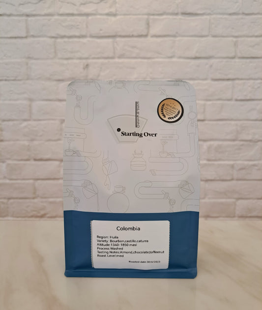 Starting Over - Single origin coffee beans ( Colombia Huila 1KG )