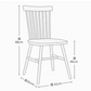 (Pick up your own price) Windsor solid wood dining chair-display items