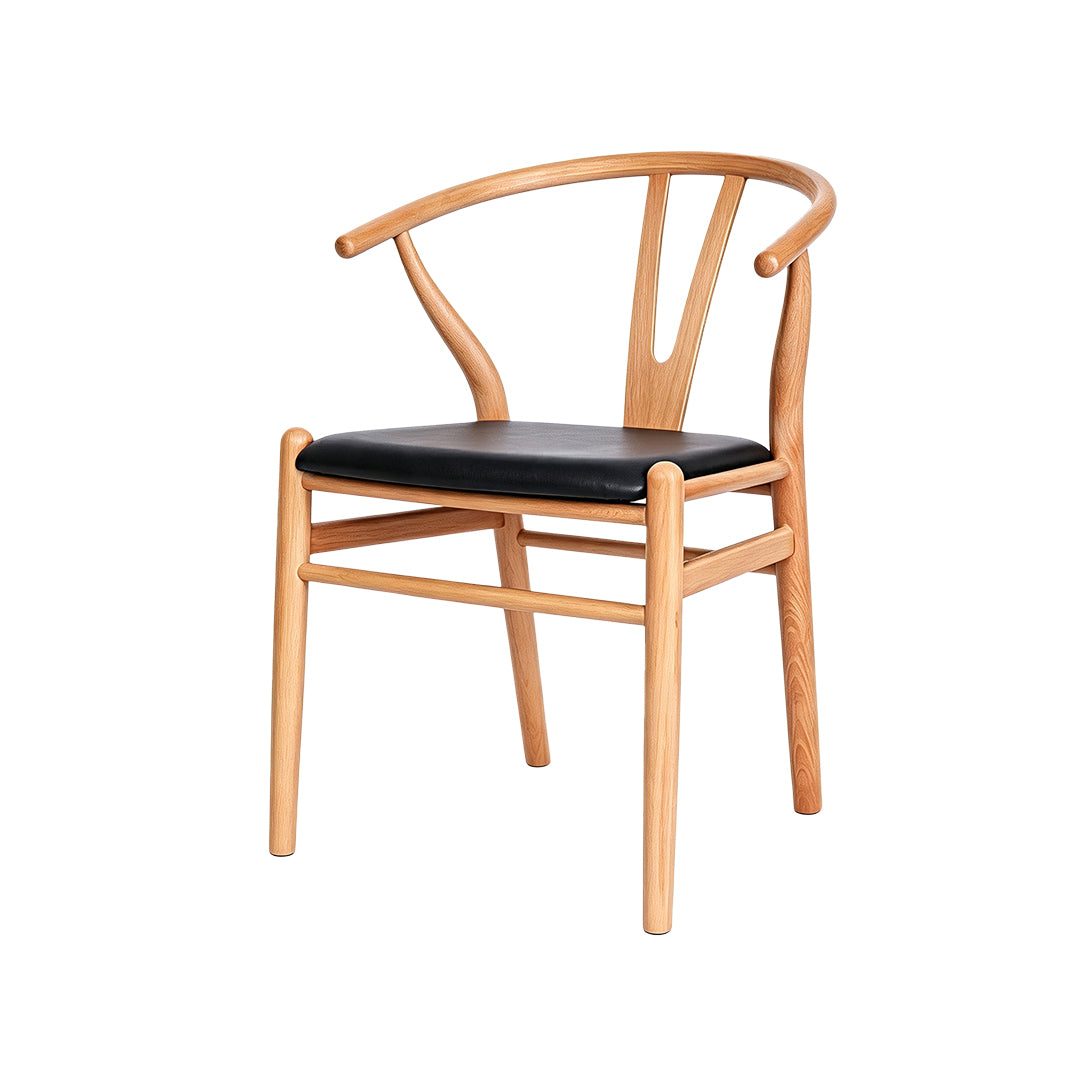 Yoshi solid wood dining chairs (set of two)