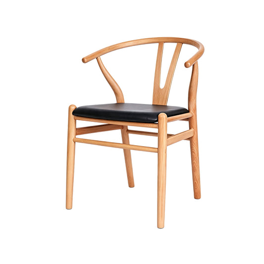 Yoshi solid wood dining chairs (set of two)