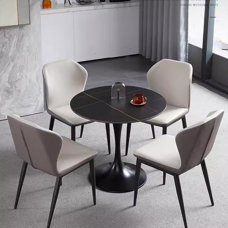 Hector carbon steel dining chairs (set of two)