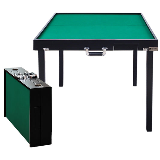 Porter Portable Folding Solid Wood Mahjong Table - Upgraded Quick Installation Model