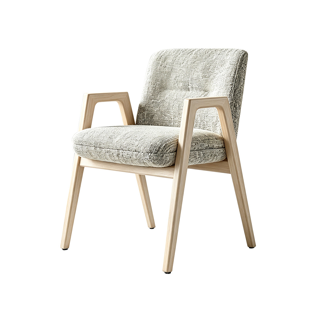 Mateo Accent Armchair | Ergonomic Geometric Lounge Chair