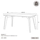 clara table dimension