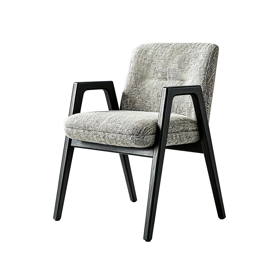 Mateo Accent Armchair | Ergonomic Geometric Lounge Chair